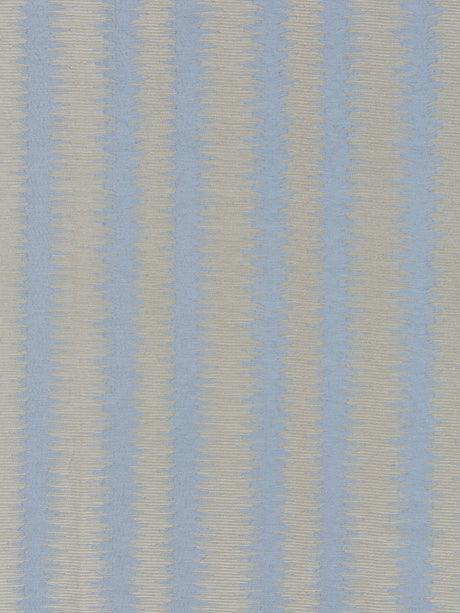 Scalamandre SC 000327138 BLUESTONE KONYA IKAT STRIPE Fabric - Eade's Wallpaper