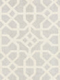 Scalamandre SC 000327149 NICKEL & GREIGE LINEN LATTICE Fabric - Eade's Wallpaper