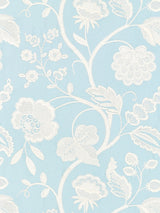 Scalamandre SC 000327151 SKY KENSINGTON EMBROIDERY Fabric - Eade's Wallpaper