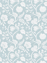 Scalamandre SC 000327151 SKY KENSINGTON EMBROIDERY Fabric - Eade's Wallpaper
