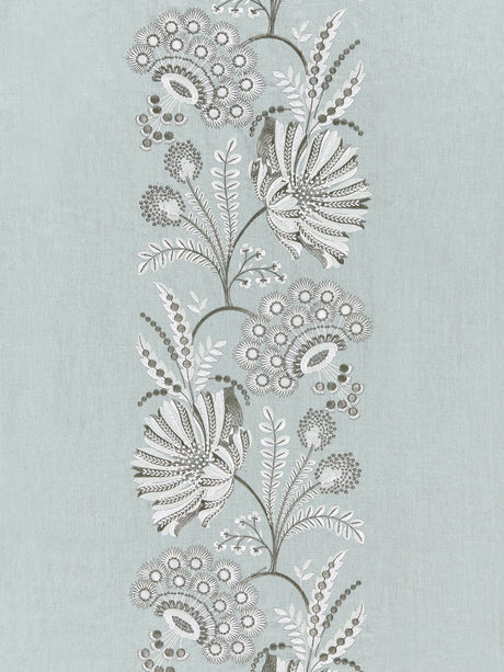 Scalamandre SC 000327162 SKYLIGHT ANNELISE EMBROIDERY Fabric - Eade's Wallpaper