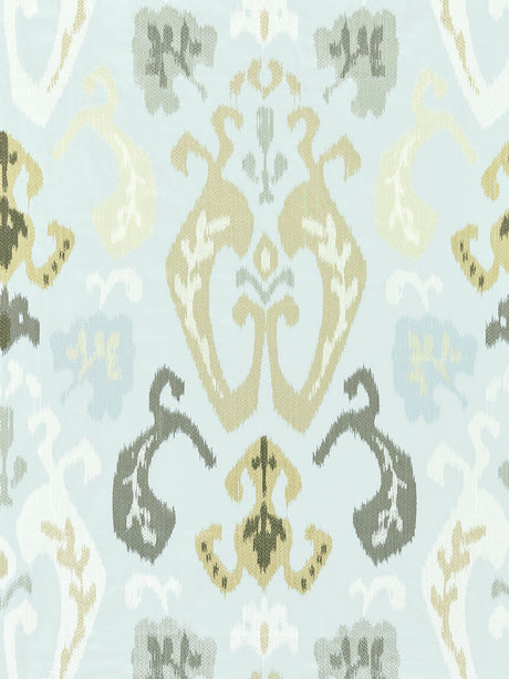 Scalamandre SC 000327172 MINERAL MANDALAY IKAT EMBROIDERY Fabric - Eade's Wallpaper