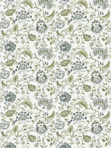 Scalamandre SC 000327173 ASH DELPHINE EMBROIDERY Fabric - Eade's Wallpaper