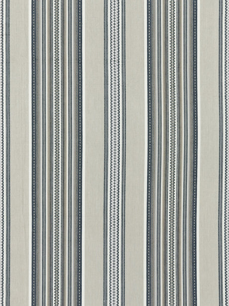 Scalamandre SC 000327180 STONE CYRUS COTTON STRIPE Fabric - Eade's Wallpaper