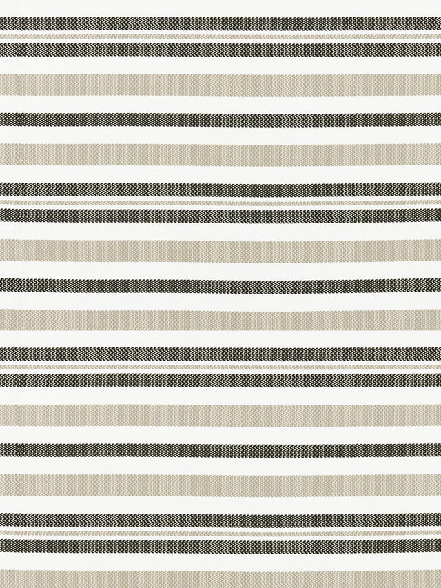 Scalamandre SC 000327188 SMOKE SANTORINI STRIPE Fabric - Eade's Wallpaper