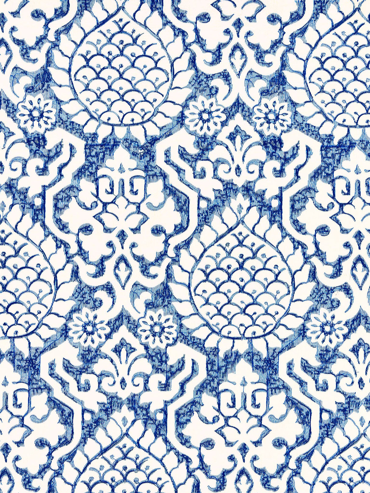 Scalamandre SC 000327217 PORCELAIN SURAT EMBROIDERY Fabric - Eade's Wallpaper