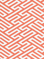 Scalamandre SC 000327218 CORAL CANTON FRET APPLIQUE Fabric - Eade's Wallpaper
