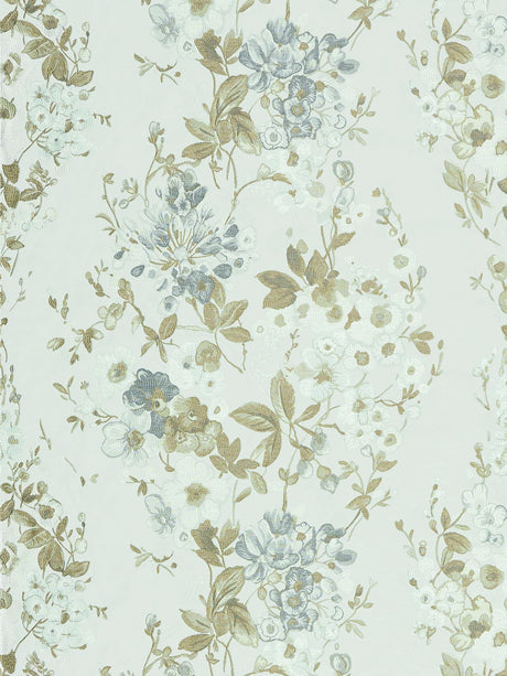 Scalamandre SC 000327224 GREY GARDEN ANTONELLA LAMPAS Fabric - Eade's Wallpaper