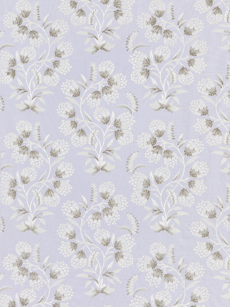 Scalamandre SC 000327233 LILAC HANA EMBROIDERY Fabric - Eade's Wallpaper