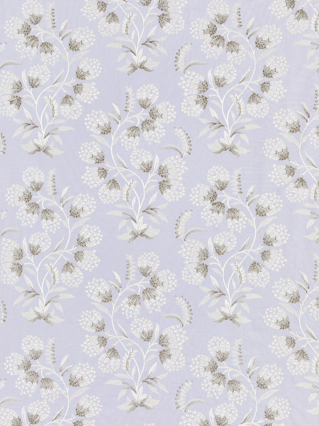 Scalamandre SC 000327233 LILAC HANA EMBROIDERY Fabric - Eade's Wallpaper