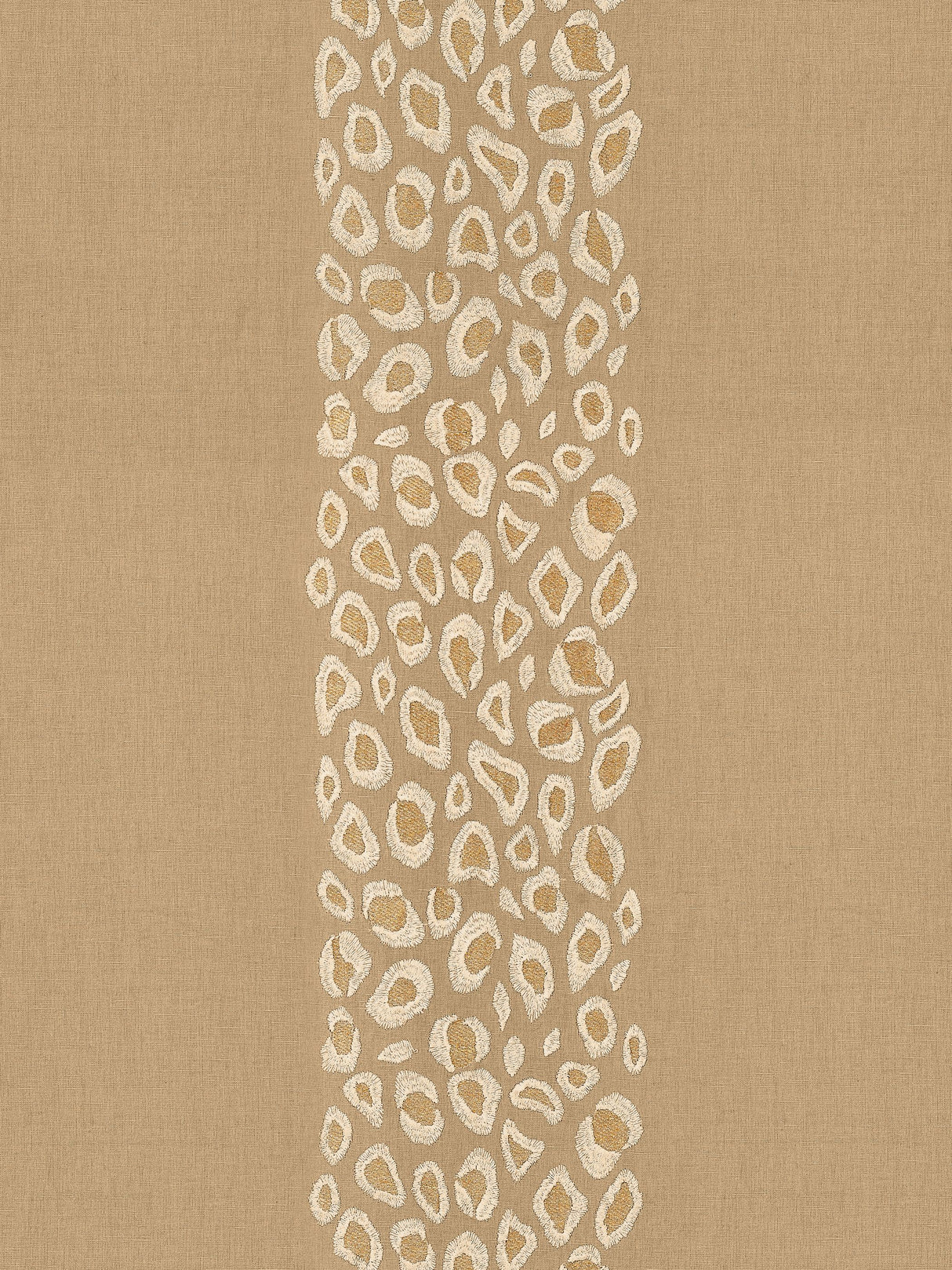 Scalamandre SC 000327255 DESERT CATWALK EMBROIDERY Fabric - Eade's Wallpaper