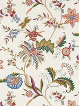 Scalamandre SC 000327325 JEWEL MULTI SERAPHINE EMBROIDERED SILK Fabric - Eade's Wallpaper
