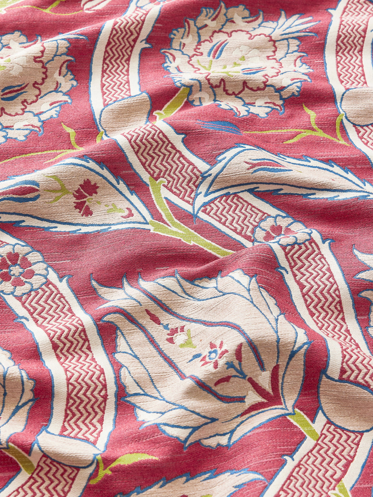 Scalamandre SC 000327326 DRAGON FRUIT KEMHA WOVEN Fabric - Eade's Wallpaper