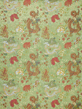 Scalamandre SC 000327327 SPRING MULTI DRAGON TABLEAU Fabric - Eade's Wallpaper