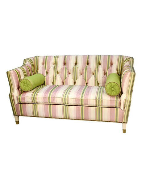 Scalamandre SC 000390010M CREAMS, GREENS & LAVENDERS SIMBOLO Fabric - Eade's Wallpaper