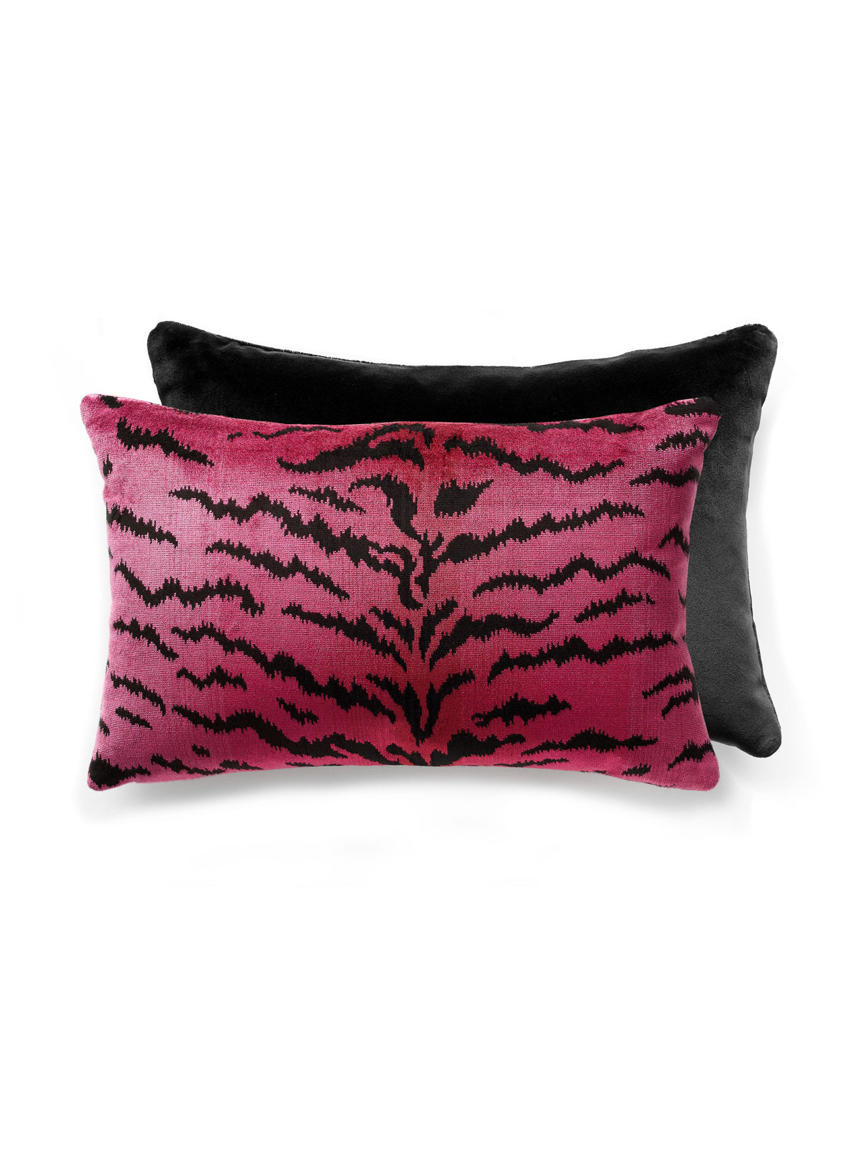 Scalamandre SC 0003ALTIGRPIL TIGRE/VELVET LUMBAR PILLOW - Pi