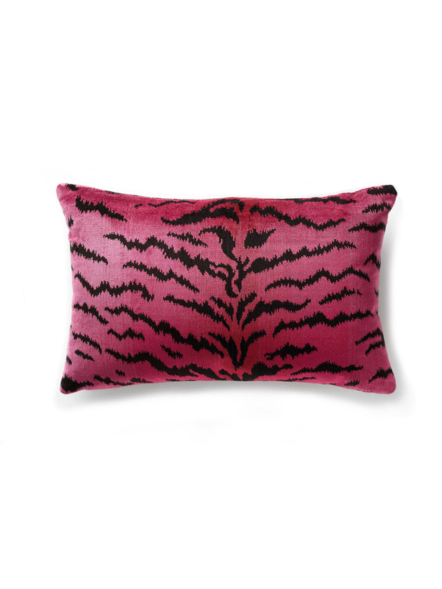 Scalamandre SC 0003ALTIGRPIL TIGRE/VELVET LUMBAR PILLOW - Pi