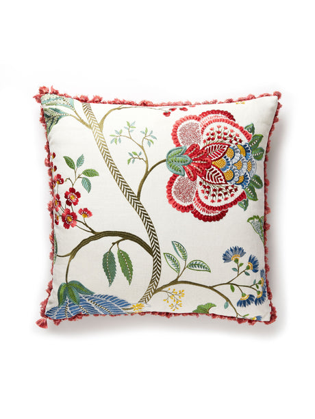 Scalamandre SC 0003PALAPILL PALAMPORE EMBROIDERY PILLOW - Pi