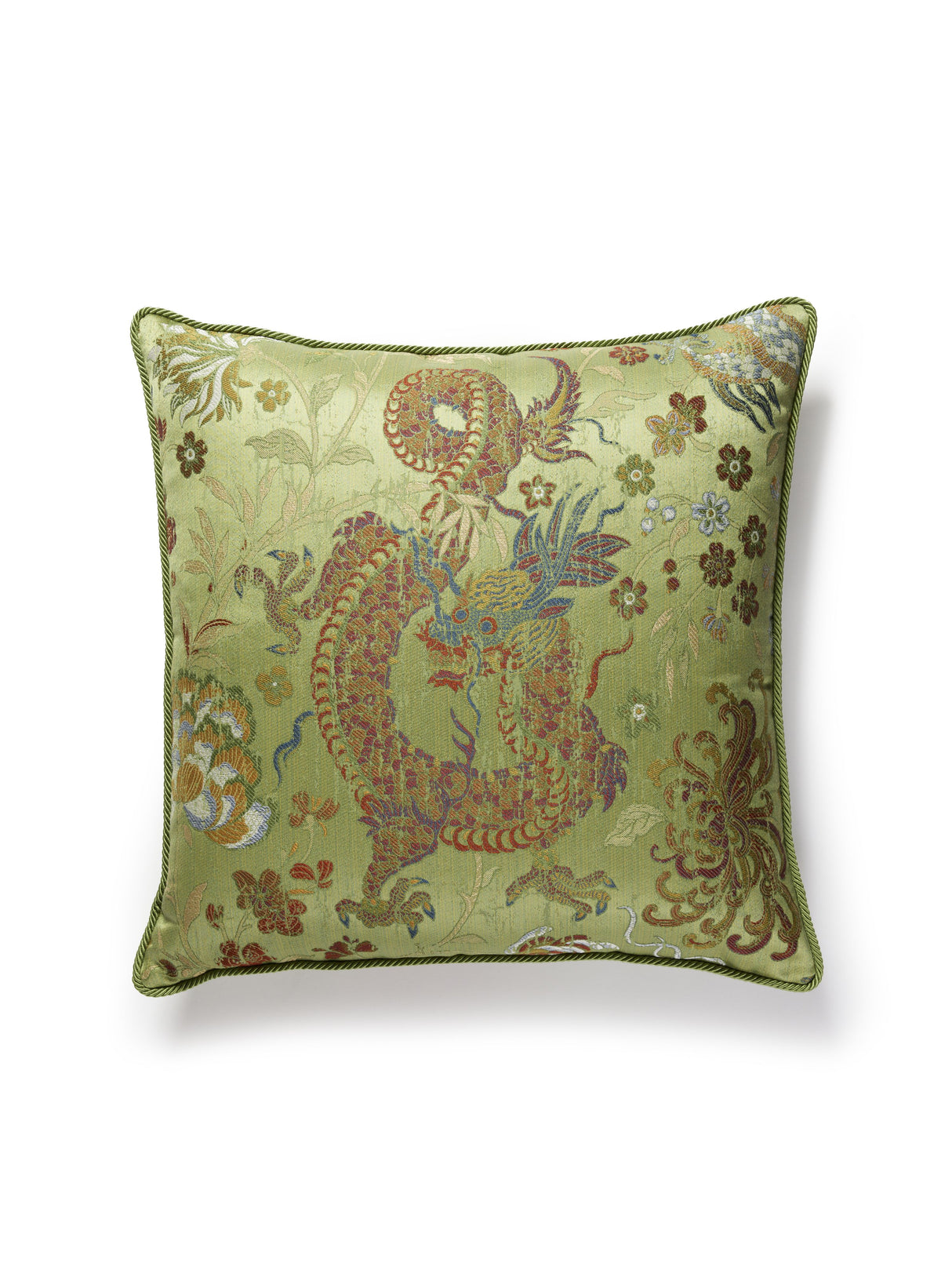Scalamandre SC 0003SDDC27327 DRAGON TABLEAU PILLOW - Pillow 