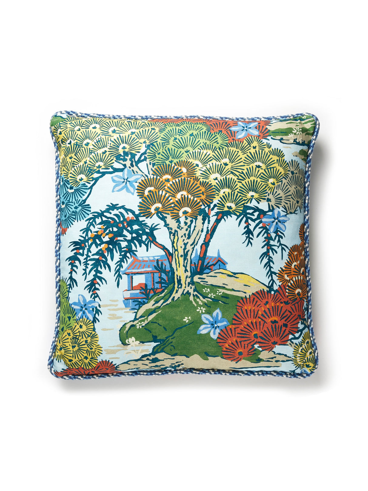 Scalamandre SC 0003SEAOTPILL SEA OF TREES PILLOW - Pillow Co