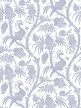 Scalamandre SC 0003WP88355D LAVENDER BALINESE PEACOCK WALLPAPER - Eade's Wallpaper