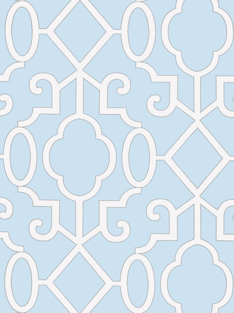 Scalamandre SC 0003WP88356 CLOUD MING FRETWORK WALLPAPER - Eade's Wallpaper
