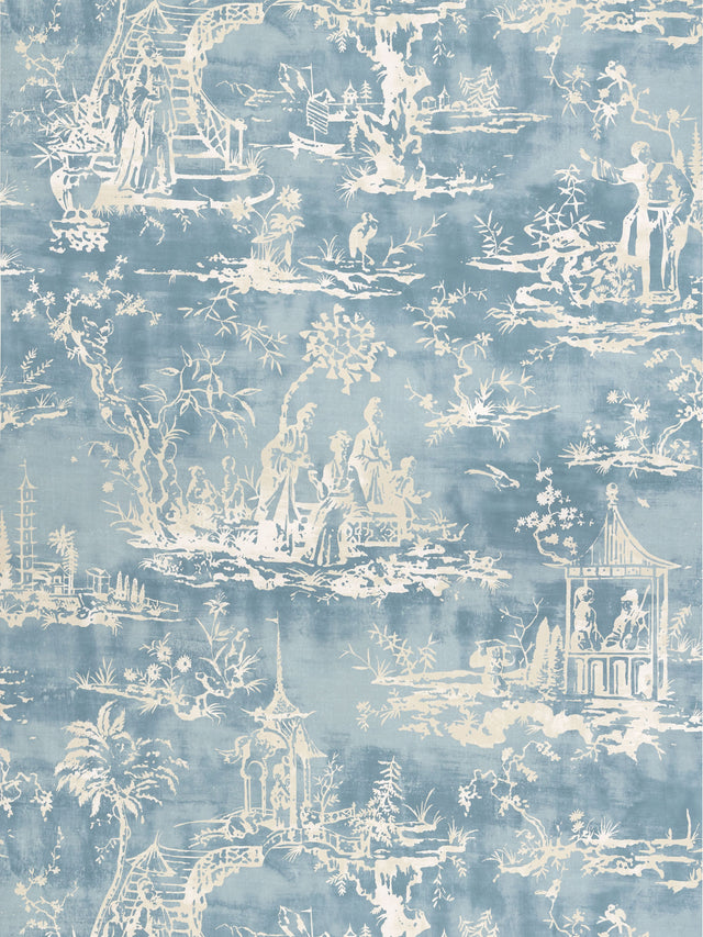Scalamandre SC 0003WP88357 SKY SUMMER PALACE WALLPAPER - Eade's Wallpaper