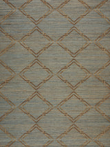 Scalamandre SC 0003WP88383 BRONZE MONROE EMBROIDERED GRASSCLOTH WALLPAPER - Eade's Wallpaper