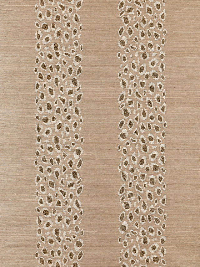 Scalamandre SC 0003WP88446 DESERT CATWALK EMBELLISHED GRASSCLOTH WALLPAPER - Eade's Wallpaper