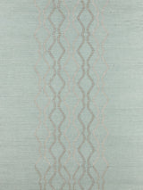Scalamandre SC 0003WP88447 SEAGLASS VALENTINA EMBELLISHED SISAL WALLPAPER - Eade's Wallpaper