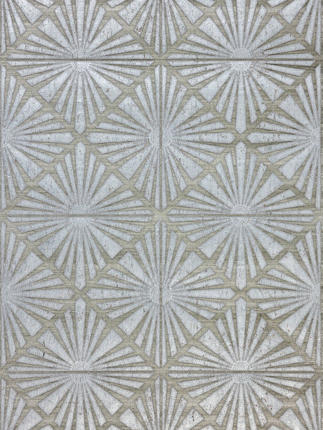 Scalamandre SC 0003WP88556 PEWTER MILAN DIAMOND GRASSCLOTH WALLPAPER - Eade's Wallpaper