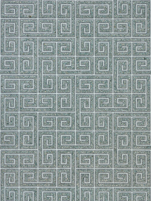 Scalamandre SC 0003WP88557 MINERAL FRET MOSAIC GRASSCLOTH WALLPAPER - Eade's Wallpaper