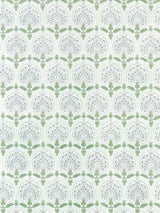 Scalamandre SC 0003WP88560 GREEN TEA KARANFIL BLOCK PRINT WALLPAPER - Eade's Wallpaper