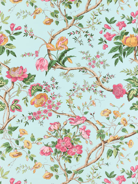 Scalamandre SC 0003WP88563 SPRING SKY PERSEPHONE WALLPAPER - Eade's Wallpaper