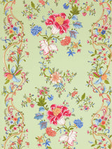 Scalamandre SC 0003WP88566 SEAFOAM POSEY CAMELLIA TRELLIS WALLPAPER - Eade's Wallpaper