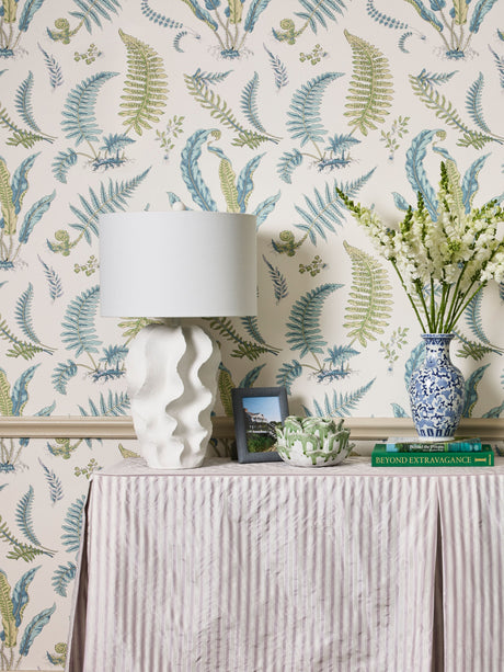 Scalamandre SC 0003WP88592D BEACH GLASS ELSIE DE WOLFE WALLPAPER - Eade's Wallpaper