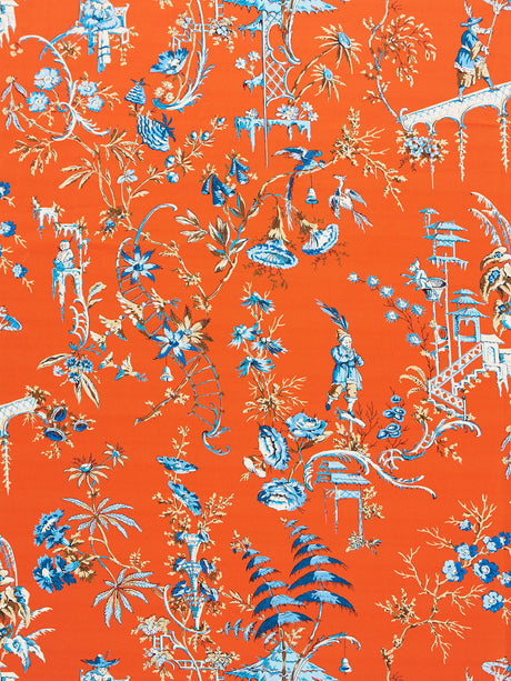 Scalamandre SC 000416552 MANDARIN NANJING Fabric - Eade's Wallpaper