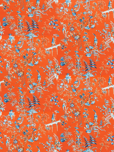 Scalamandre SC 000416552 MANDARIN NANJING Fabric - Eade's Wallpaper