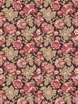 Scalamandre SC 000416593 MULBERRY CANTERBURY LINEN PRINT Fabric - Eade's Wallpaper