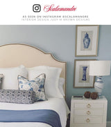 Scalamandre SC 000416595 PORCELAIN HIGHGROVE LINEN PRINT Fabric - Eade's Wallpaper