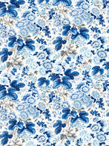 Scalamandre SC 000416595 PORCELAIN HIGHGROVE LINEN PRINT Fabric - Eade's Wallpaper