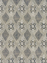 Scalamandre SC 000416626 TRUFFLE FARRAH PRINT Fabric - Eade's Wallpaper