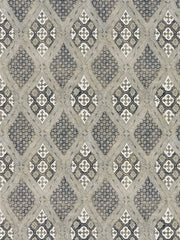 Scalamandre SC 000416626 TRUFFLE FARRAH PRINT Fabric - Eade's Wallpaper