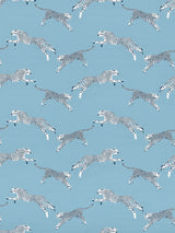 Scalamandre SC 000416634 CLOUD NINE LEAPING CHEETAH COTTON PRINT Fabric - Eade's Wallpaper