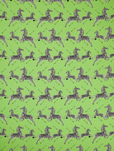 Scalamandre SC 000416641 LIME ZEBRAS PETITE Fabric - Eade's Wallpaper