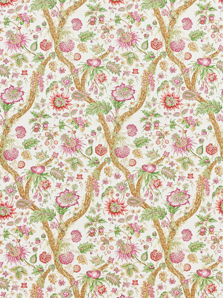 Scalamandre SC 000416647 GARDEN FLEURS TROPICALES Fabric - Eade's Wallpaper