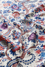 Scalamandre SC 000416649 RED MULTI METROPOLITAN PALAMPORE PRINT Fabric - Eade's Wallpaper
