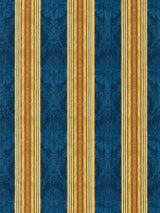 Scalamandre SC 000426166 MULTI ON COBALT SANTA MARGARITA Fabric - Eade's Wallpaper