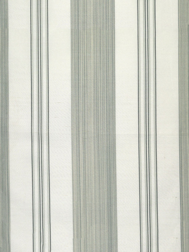 Scalamandre SC 000426982 CELADON ASTOR STRIPE Fabric - Eade's Wallpaper
