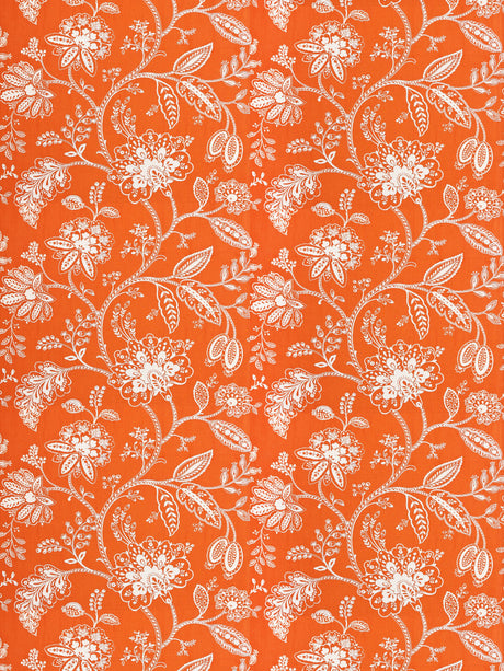 Scalamandre SC 000427011 MANDARIN KAVERI VINE Fabric - Eade's Wallpaper